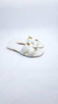 Sandali da donna Completamente in Pelle. Con suola in Gomma